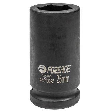 Головка ударная глубокая 25мм (6гр.), 3/4'' Forsage F-46510025