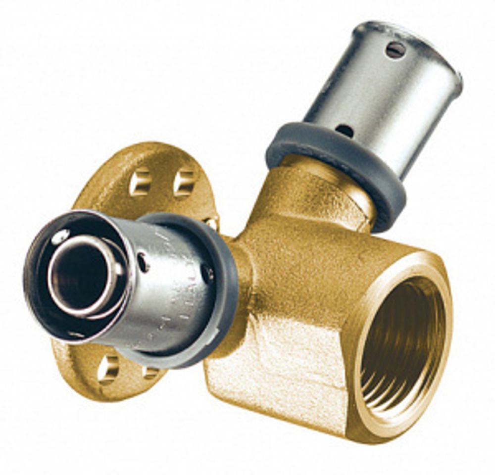 Водорозетка FAR трехосная, 120 гр., 16х2-1/2&quot;(ВР)