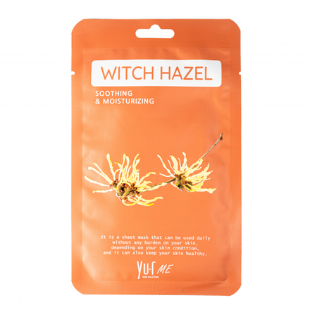 YU.R ME Маска тканевая с экстрактом гаммамелиса – Witch hazel sheet mask, 1шт, шт