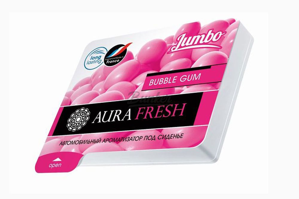 Ароматизатор AURA FRESH JUMBO Bubble Gum (под сиденье)