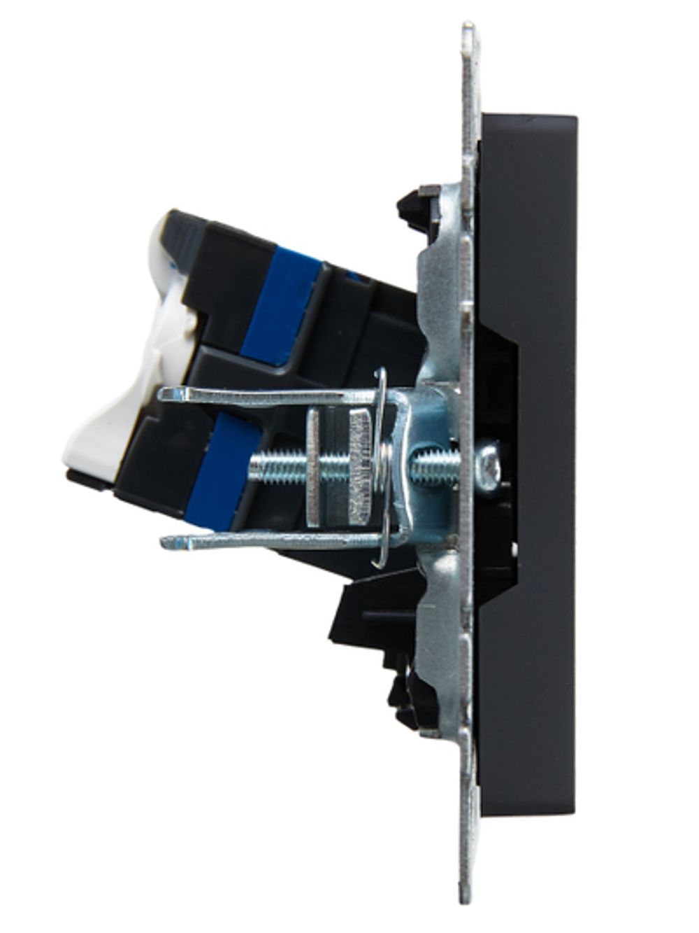 BRITE Розетка компьютерная RJ45 кат.6 РК11-БрГ графит IEK