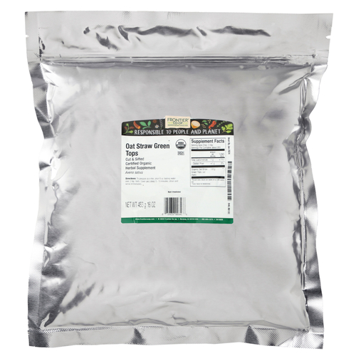 Frontier Co-op, органическая просеянная и нарезанная овсяная овсянка с зелеными кусочками, 453 г (16 унций)