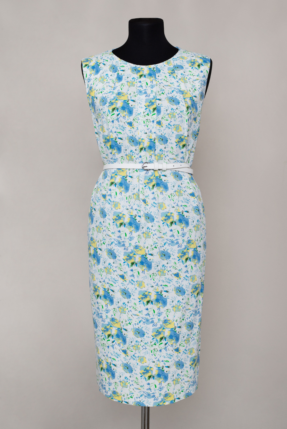 Летнее платье 900Л, голуб.цветок #40ГЦ05900Л