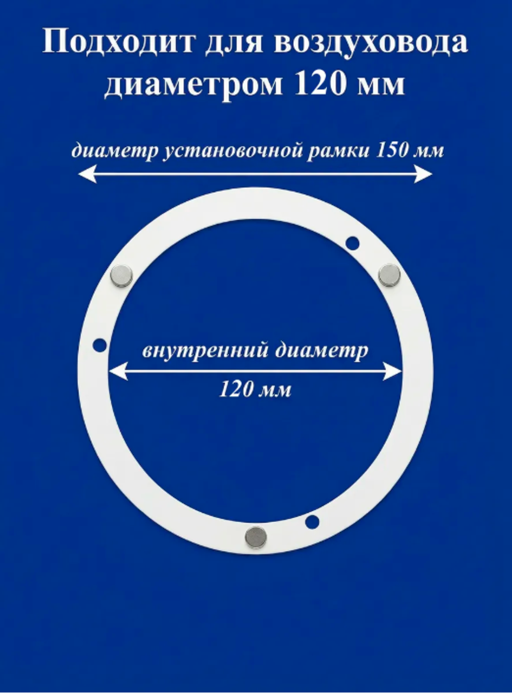 Вентиляционная Решетка КП САН 120х120 белый