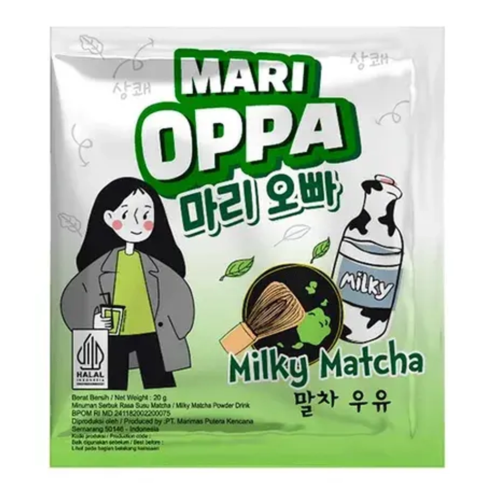 Растворимый напиток Mari Oppa Matcha 20гр