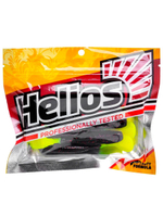 Виброхвост Helios Chubby 3,55"/9 см White 5шт. (HS-4-001)