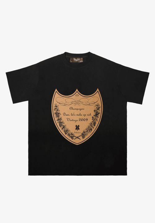 Футболка Dom Perignon черная