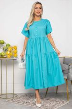 Платье Вельс (морская волна) П13602-36М LT Collection