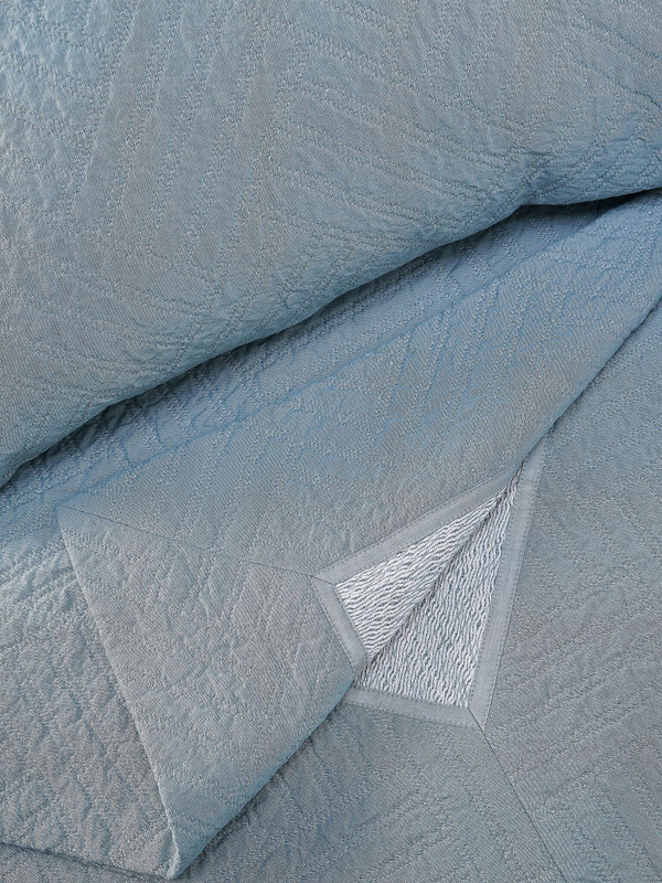 Покрывало 240x260 Claire Batiste Tilt бирюзовое