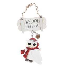 GAEM Изделие декоративное подвесное "Сова", L10 W0,5 H20 см, 4в.