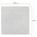 Салфетки из МИКРОФИБРЫ 30х30 см комплект 3 шт. ULTRASONIC GREY COLOUR 220 г/м2 LAIMA HOME (8 штук в упаковке)