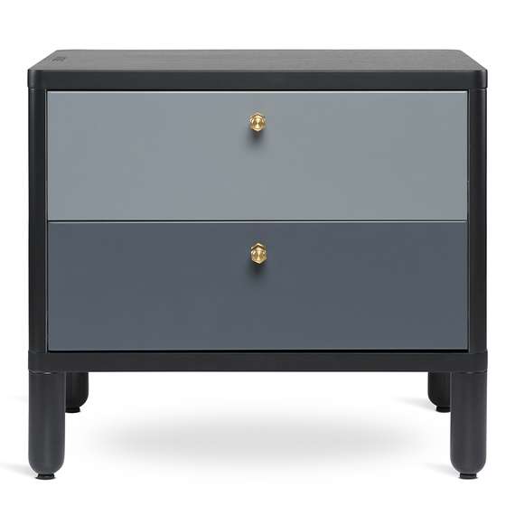 Тумба прикроватная saga, hordur, 55х40х50 см, черная