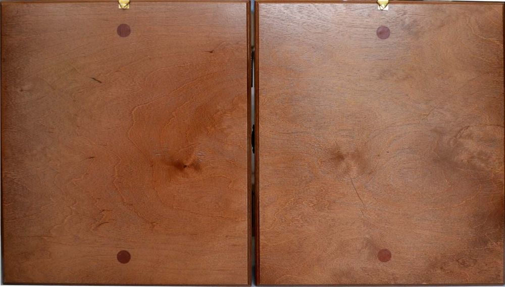 Казанская Богородица и Господь Вседержитель. Рукописные иконы. 24 х 28 х 6 см