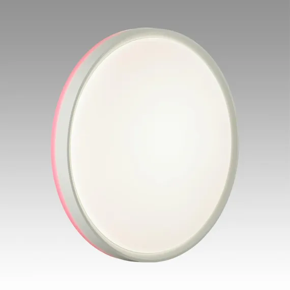 7708/DL COLOR SN 154 Светильник пластик/белый/розовый LED 48Вт 4000К D420 IP43 KEZO PINK