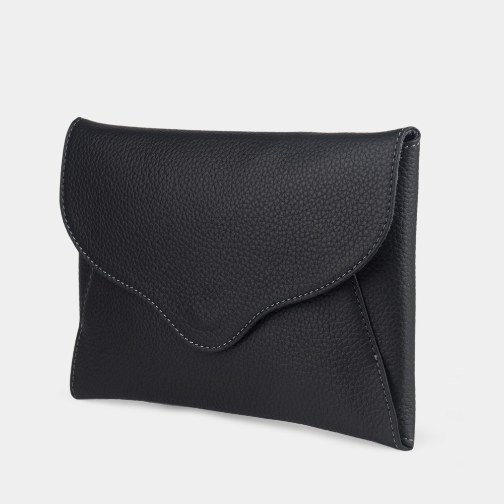 Сумка-клатч Florette из кожи теленка, черного цвета