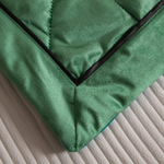 Велюровое покрывало в клетку с наволочками OVL049