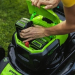 Аккумуляторная газонокосилка Greenworks GD40LM46SPK2 40В (1 x 2 Ач, ЗУ) нож 46 см, 2506807UA