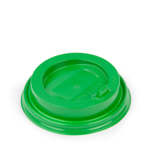 Крышка на стакан d-90 зеленая