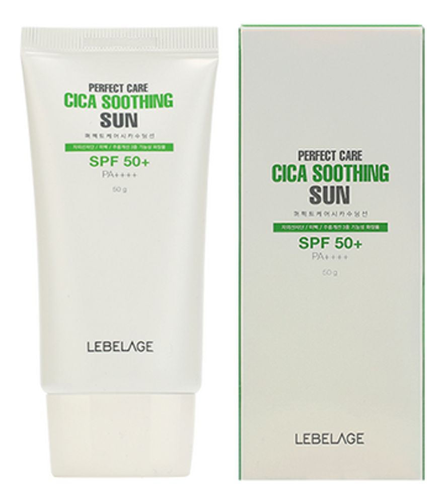 Lebelage Perfect Care Cica Soothing Sun SPF50+ PA++++ успокаивающий солнцезащитный крем