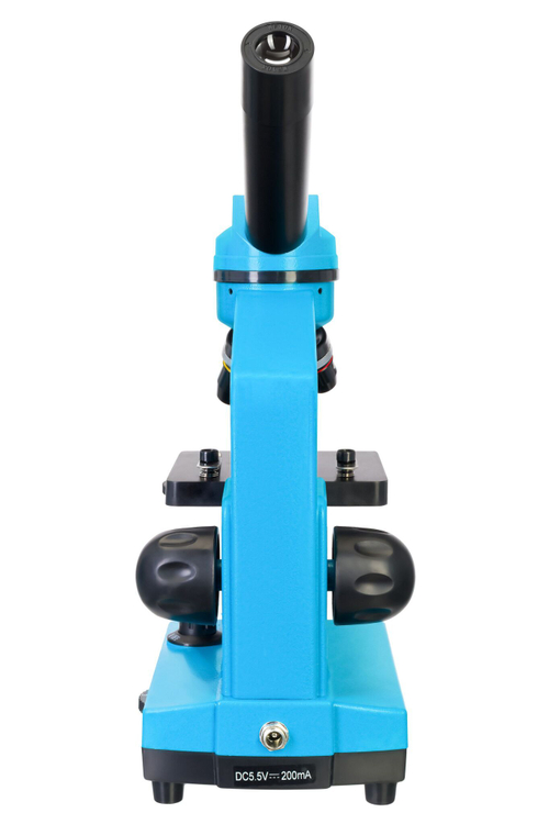 Микроскоп Levenhuk Rainbow 2L Лазурь с набором для опытов Levenhuk K50