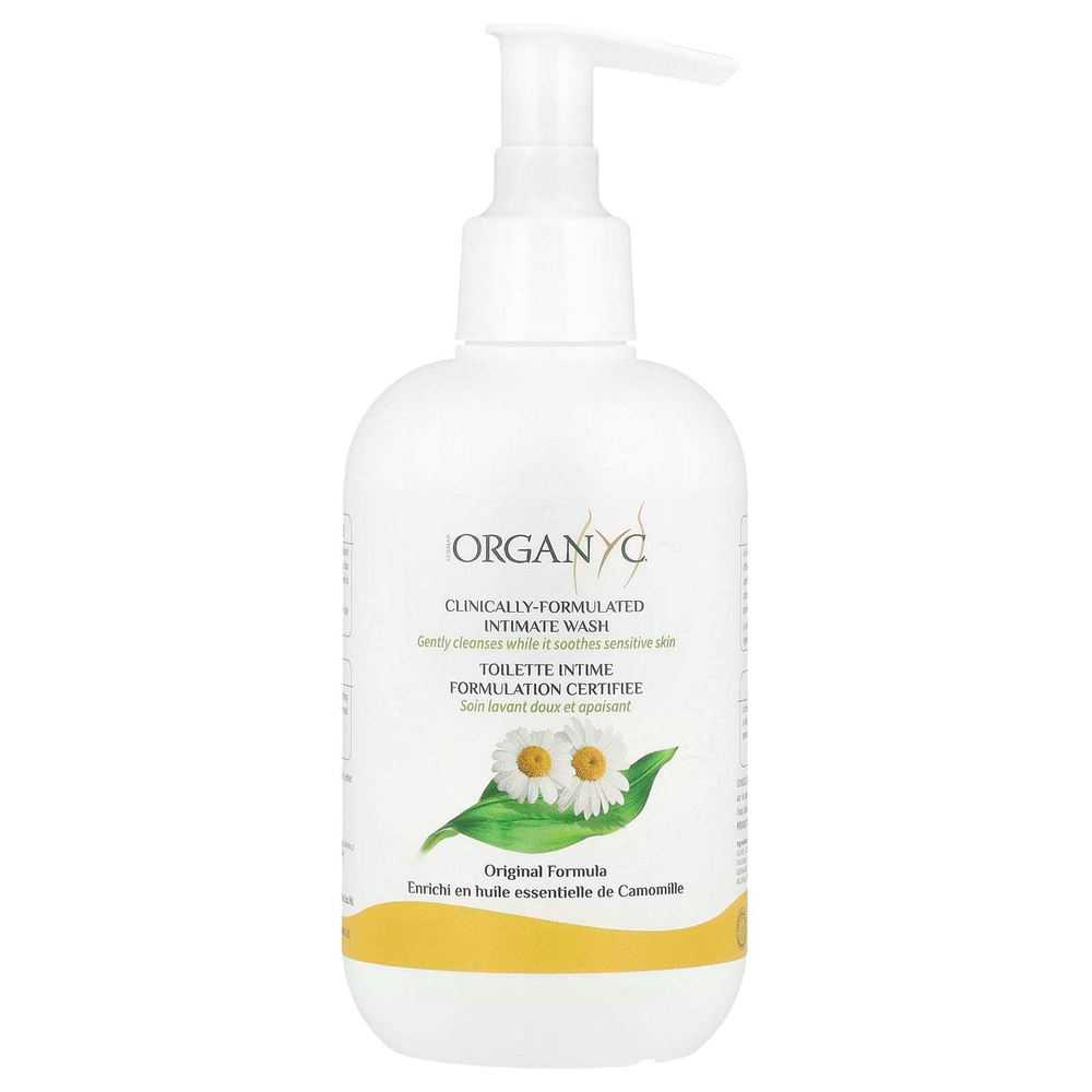 Organyc, Intimate, комплексное нежное очищающее средство, 250 мл (8,5 жидк. унц.)
