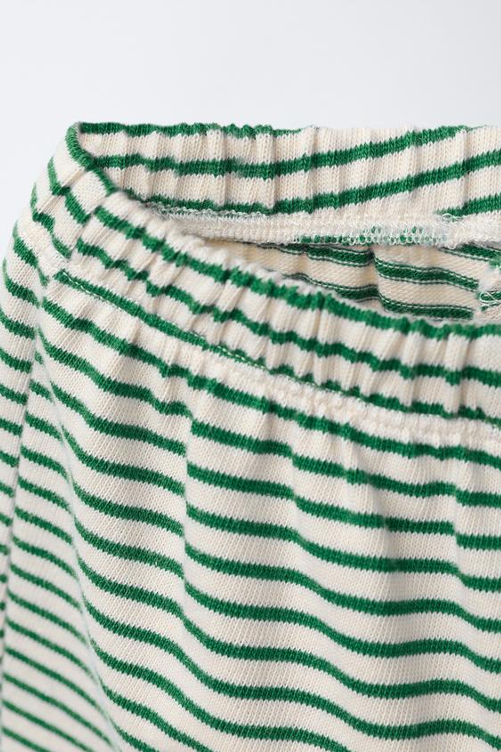 ZARA ДЖОГГЕРЫ В ПОЛОСКУ, ЗЕЛЕНЫЙ