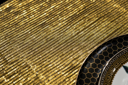 Подставка под тарелки 30х45см Garda Decor Аурум золотая