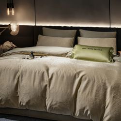 Комплект постельного белья Сатин-Жаккард Тессоро «Тепло леса»