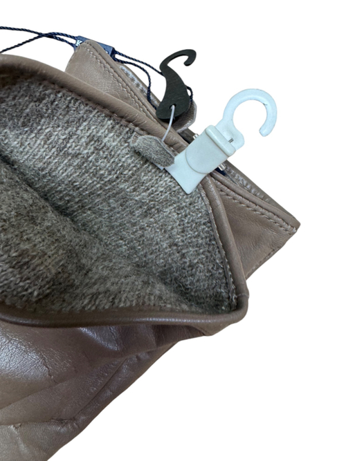 Перчатки.Женские.Кожаные.Люкс качества. Подклад: трикотаж-шерсть.5 шт в упаковке.