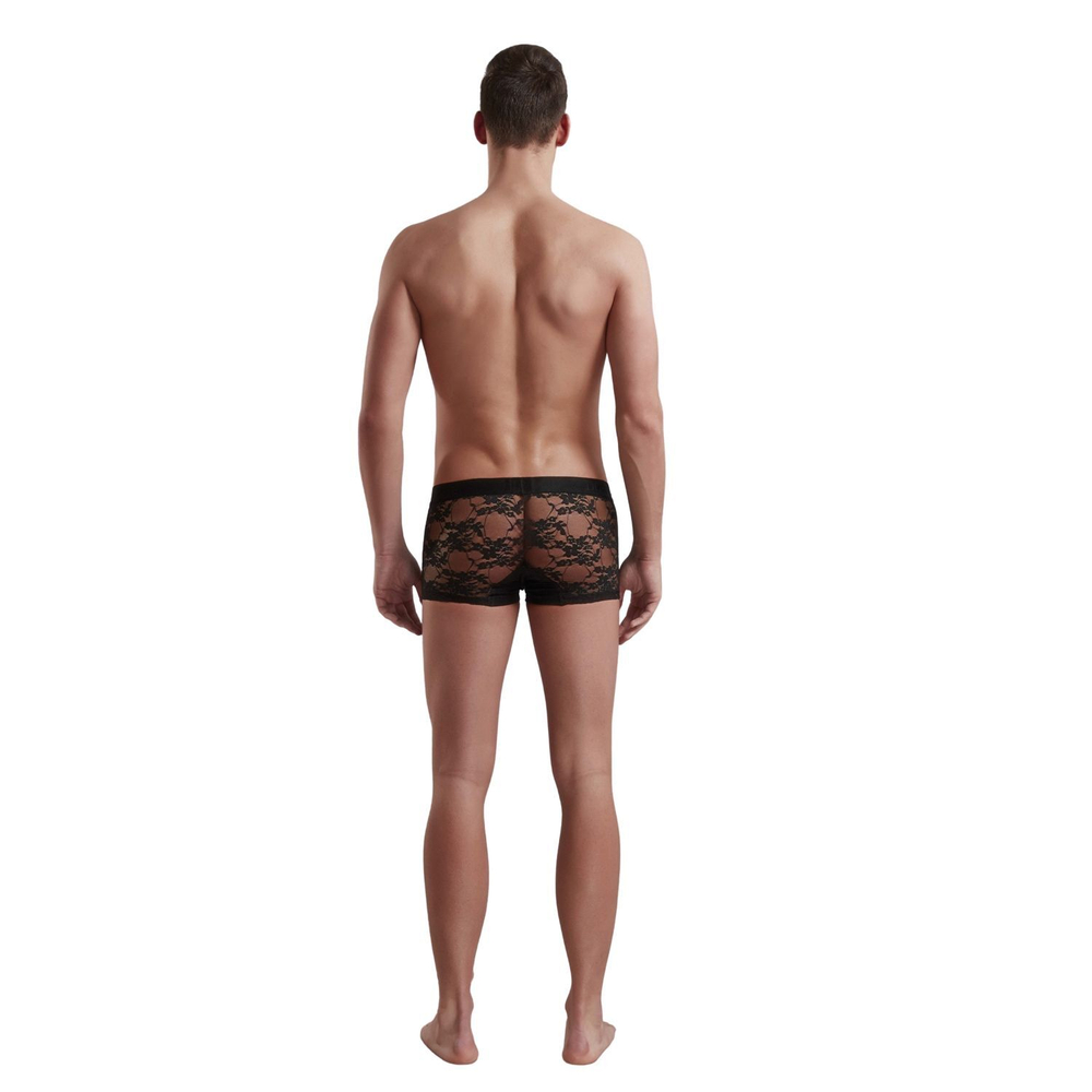 Мужские трусы-хипсы с кружевом Doreanse Black Lace (Размер: XXL) (Цвет: черный)