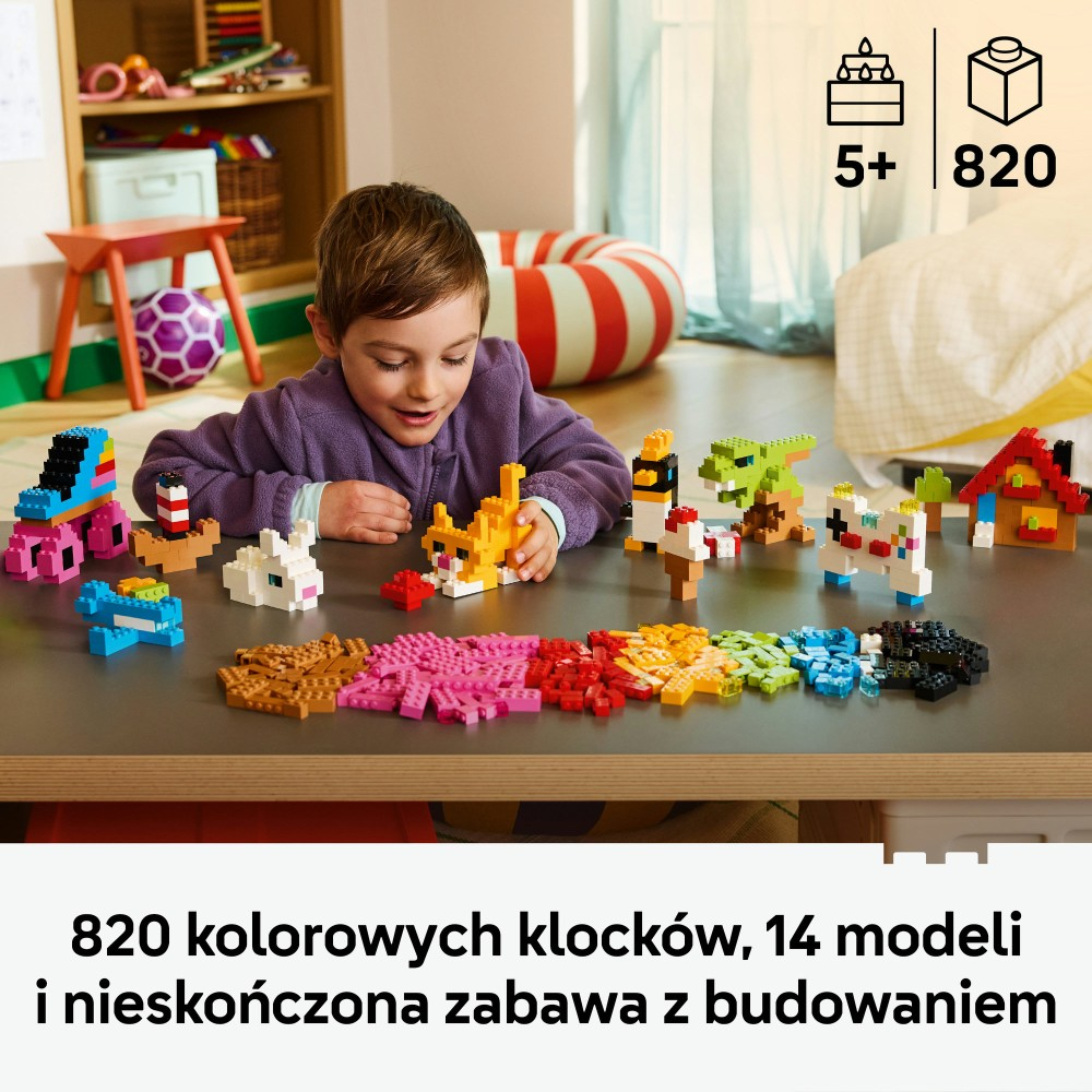 Конструктор LEGO Classic 11045 Творческие разноцветные кубики — фото 3