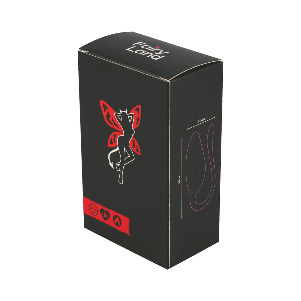 Коралловый вибромассажёр-яйцо с гибким хвостиком (Цвет: коралловый)