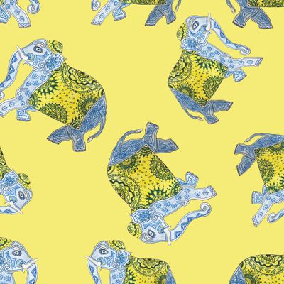 Индийский желтый слон