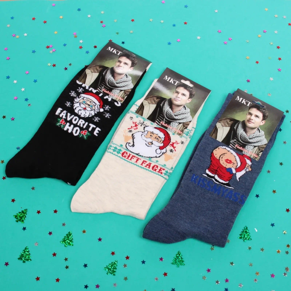 Носки мужские «New Noskoff «, микс 3 цвета, р. 40-43 (крючок, пакет, стикер)