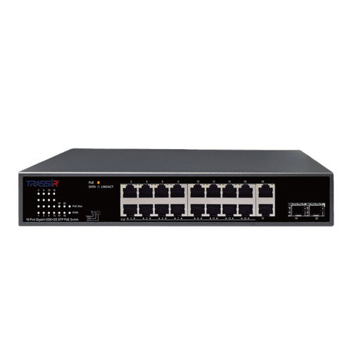 TRASSIR TR-NS14202S-185-16PoE Сетевое оборудование
