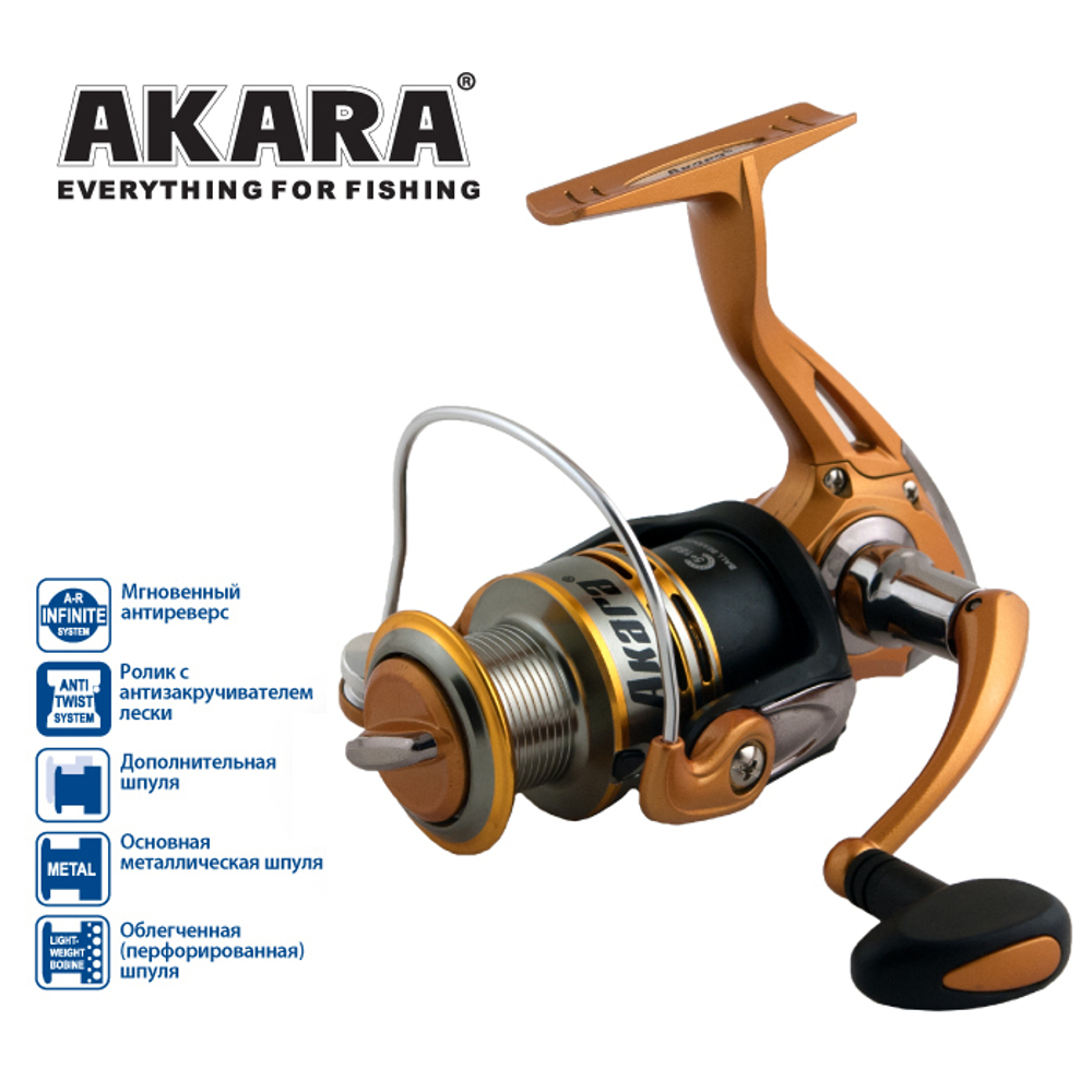 Катушка безынерционная Akara Demetra FD2000A 3+1bb з/ш