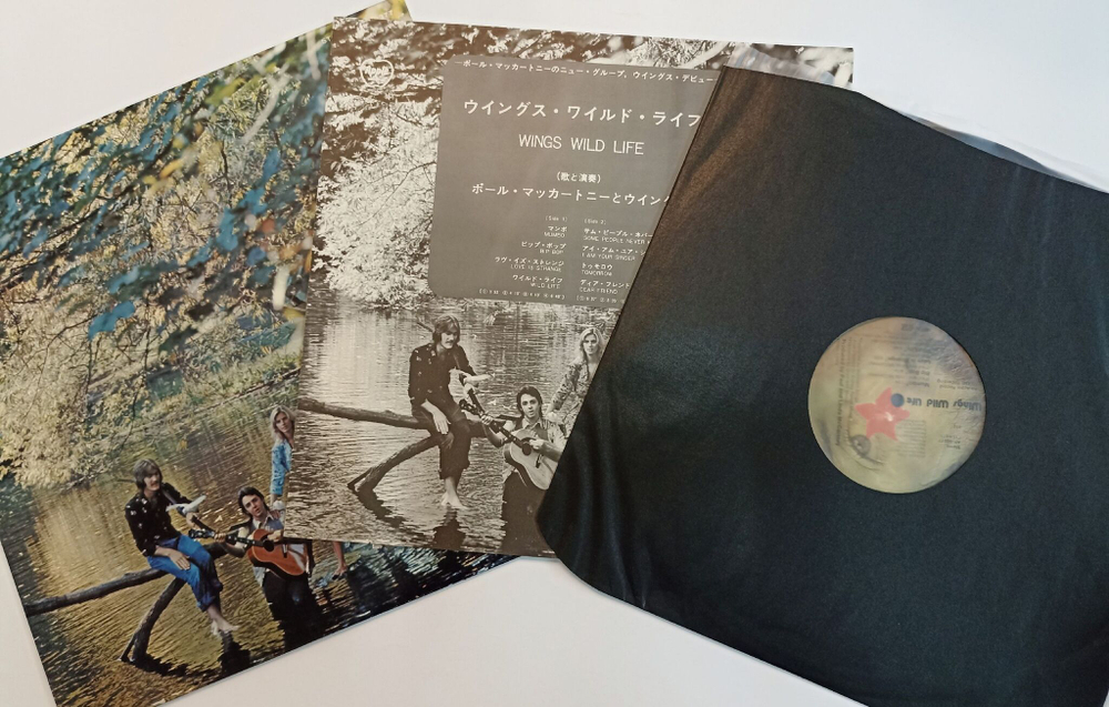 Винтажная виниловая пластинка LP Wings Wild Life (Japan 1975) (No Obi)