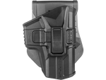 Кобура поворотная с кнопкой для Glock 9 мм (правша), черный, Fab Defense