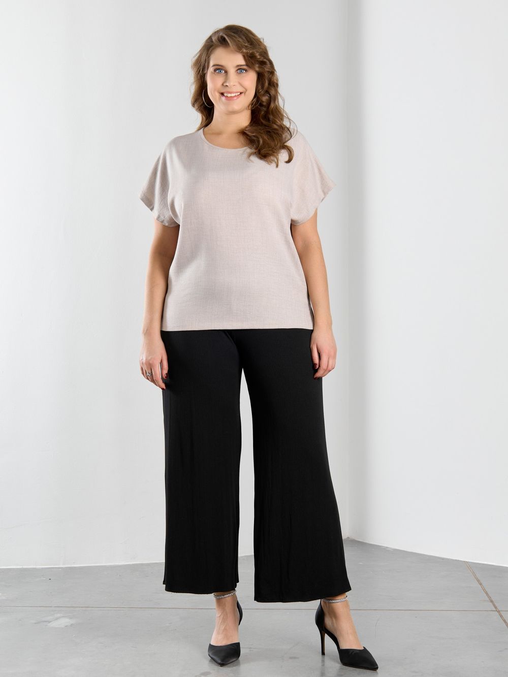 Блузка Женский каприз-3 Виотекс БЕЖЕВЫЙ