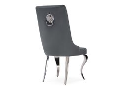 Стул на металлокаркасе Viki dark grey / steel