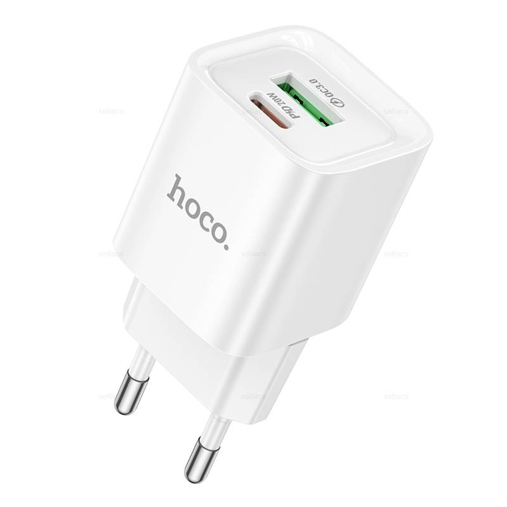 Зарядное устройство Hoco C147A PD20W+QC3.0 (white)