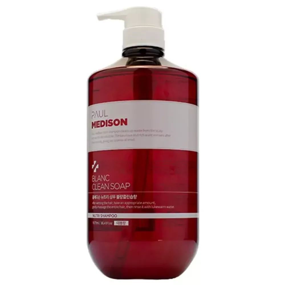 PAUL MEDISON Парфюмированный шампунь для волос с ароматом цветочного мыла - Nutri Shampoo Blanc Clean Soap ,1077мл