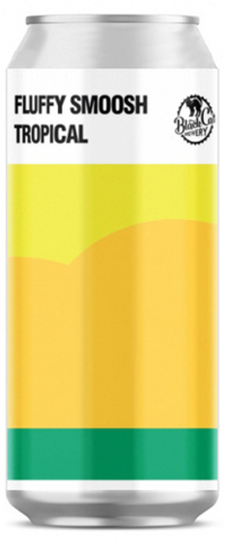 Пиво Блэк Кэт Флаффи Смуш: Тропикал / Black Cat Fluffy Smoosh: Tropical 0.45 - банка