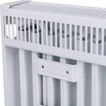 Радиатор панельный профильный ROMMER Ventil тип 11 - 300x1200 мм (подключение нижнее, цвет белый)