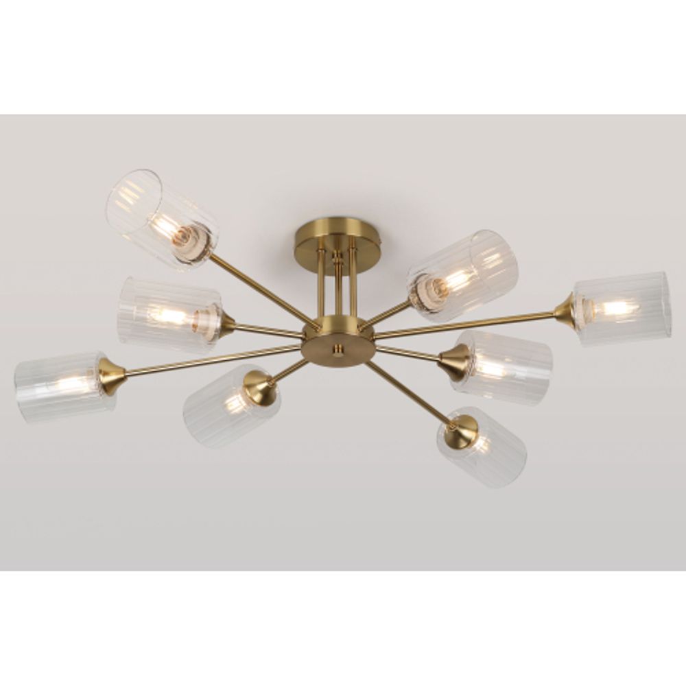 Люстра Rivoli Gill 9188-308 8хЕ27 60 Вт модерн | Лайт