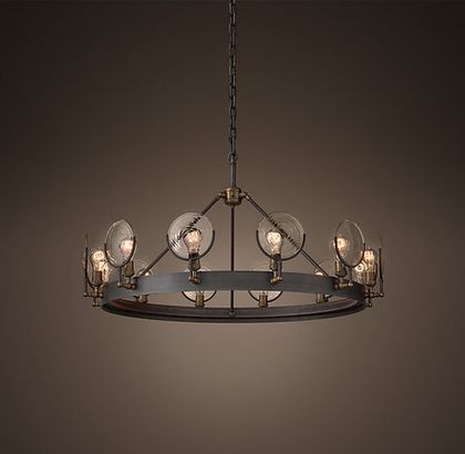 Люстра Gaslight Lens Chandelier 8
