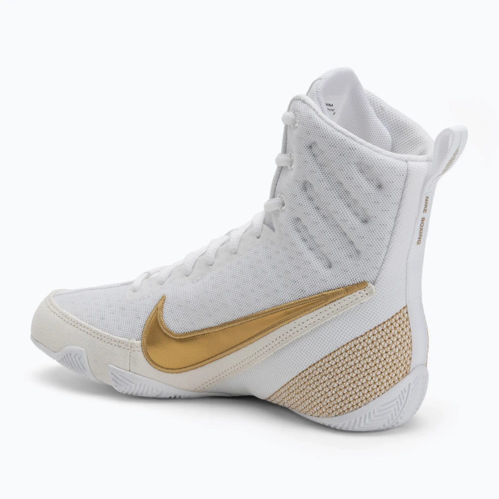 Боксёрки Nike Machomai 3 white/metallic gold