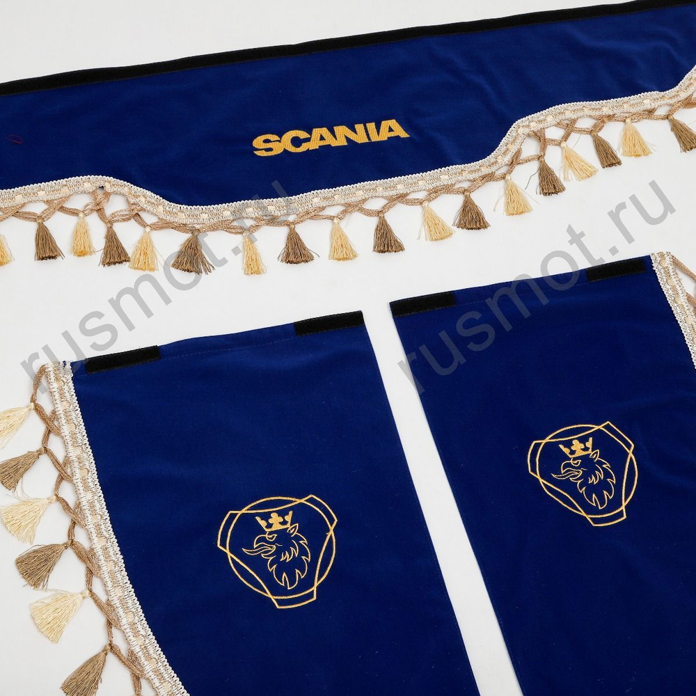 Ламбрекены аликанте вышивка Scania