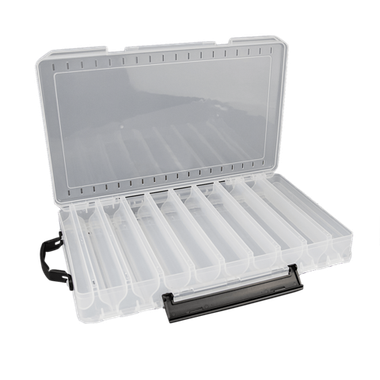 Коробка Grows Culture для воблеров Двухсторонняя 9+9отд. 345Х220х45мм Admiral ZY-114