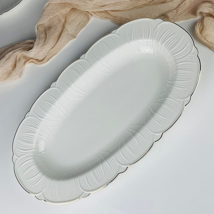 Lenardi 109-277 Овальное блюдо 41см ORCHIDEA в под.уп.(х8)Фарфор